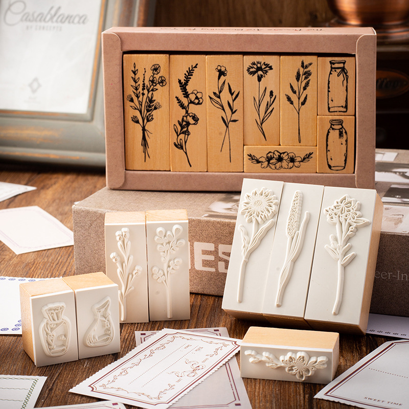 Retro Lotus Wood Combination S - Art Craft Vase reseña y precio