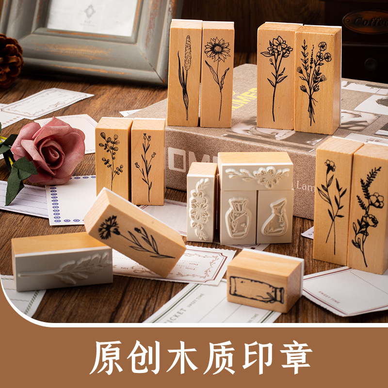 Retro Lotus Wood Combination S - Art Craft Vase reseña y precio