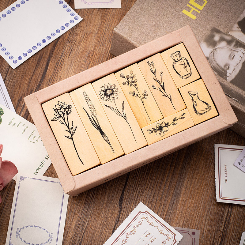 Retro Lotus Wood Combination S - Art Craft Vase reseña y precio