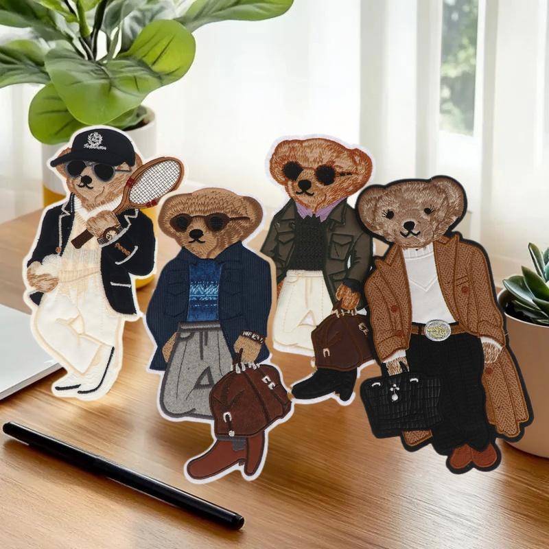 Large Bear Clothing Patch Hand - Art Craft Girl reseña y precio