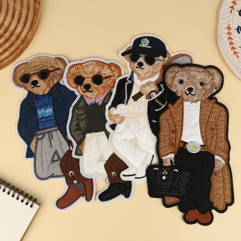 Large Bear Clothing Patch Hand - Art Craft Girl reseña y precio