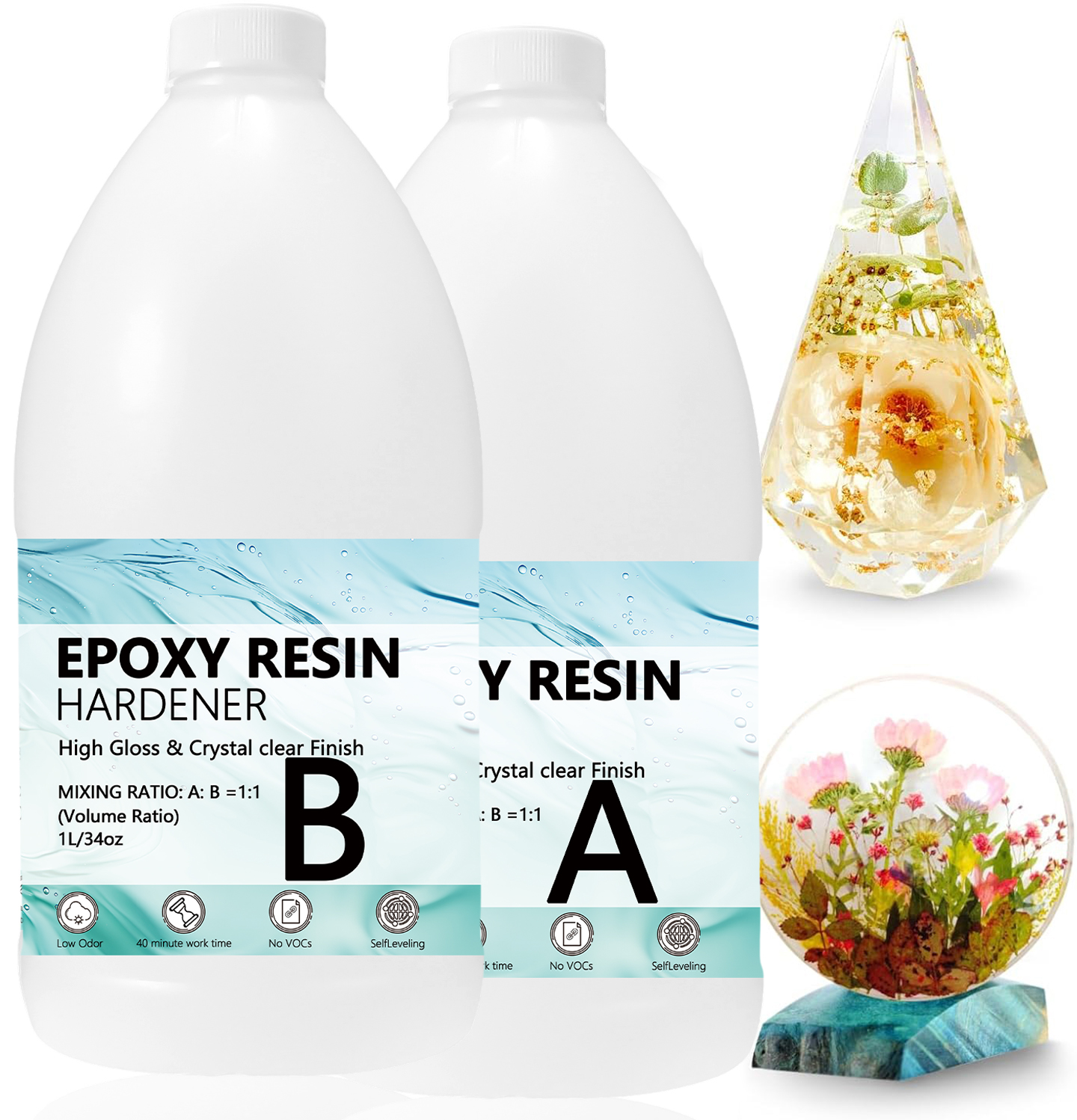 Epoxy Resin Kits Set, Art Kit  - Art Craft Gifts For Adults reseña y precio