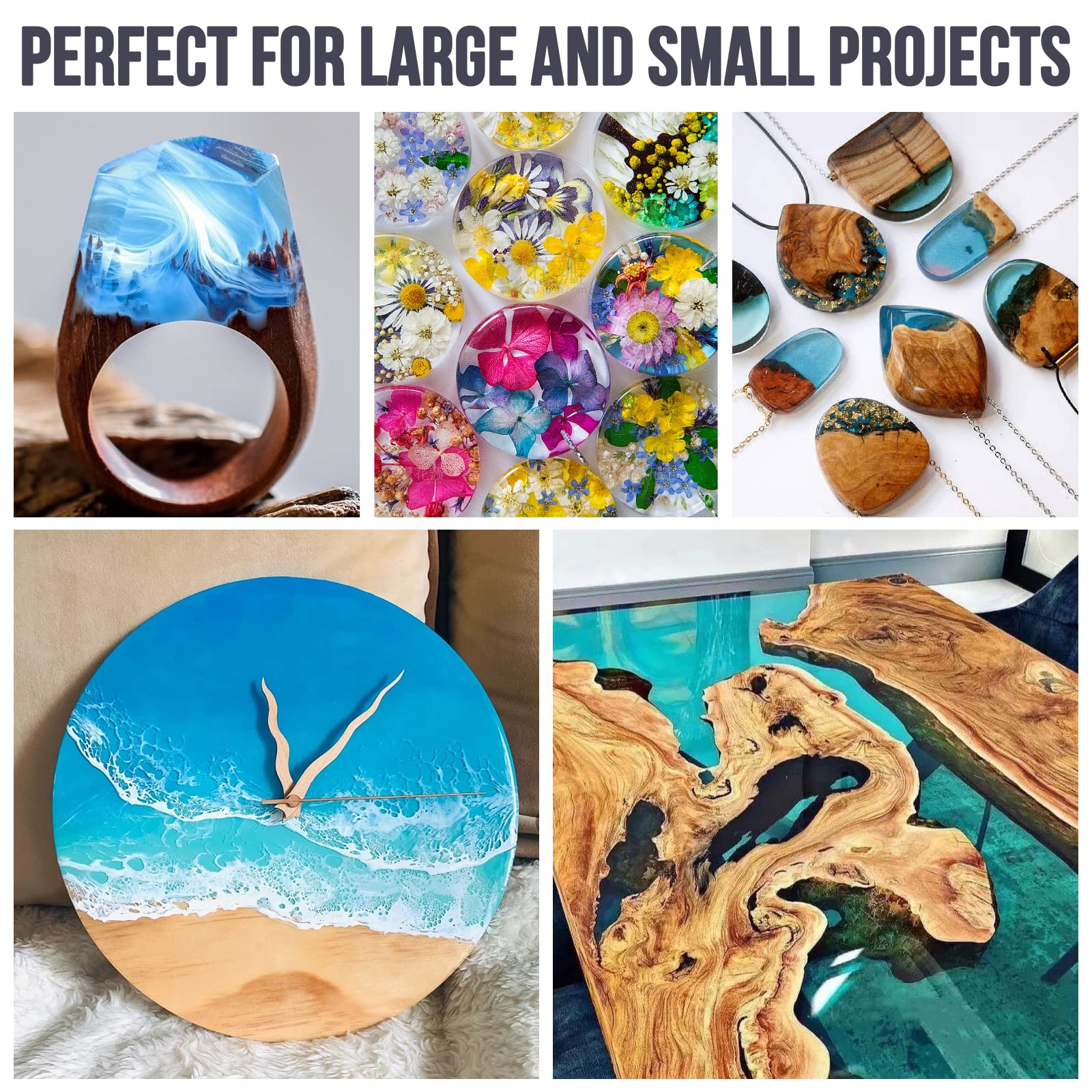 Epoxy Resin Kits Set, Art Kit  - Art Craft Gifts For Adults reseña y precio