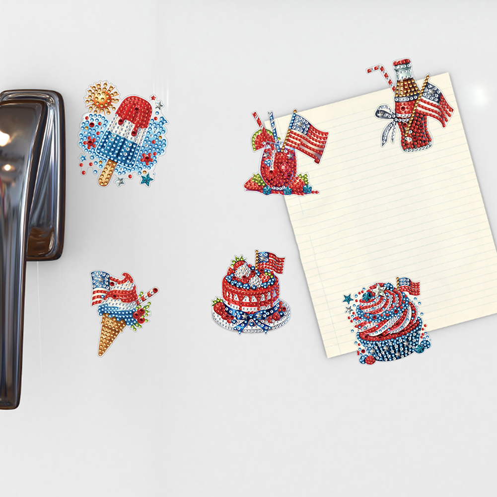 6pcs Acrylic DIY Independence  - Art And Craft Independence Day reseña y precio