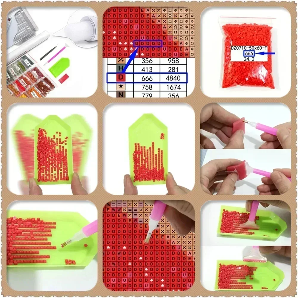 5D Diamond Painting Kit Cartoo - Art Craft Girl reseña y precio