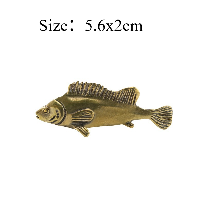 1 PC Brass Fish Ornament Creat - Art Craft New Year reseña y precio