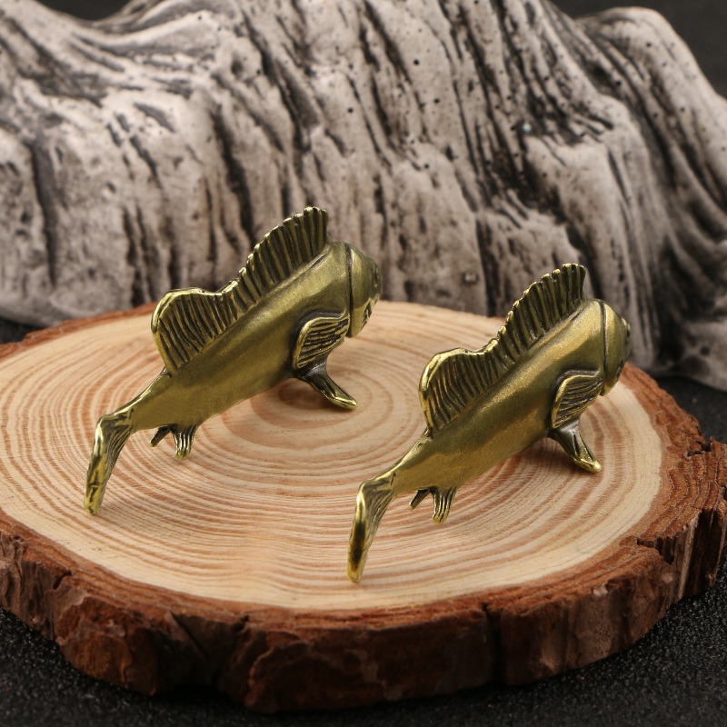 1 PC Brass Fish Ornament Creat - Art Craft New Year reseña y precio