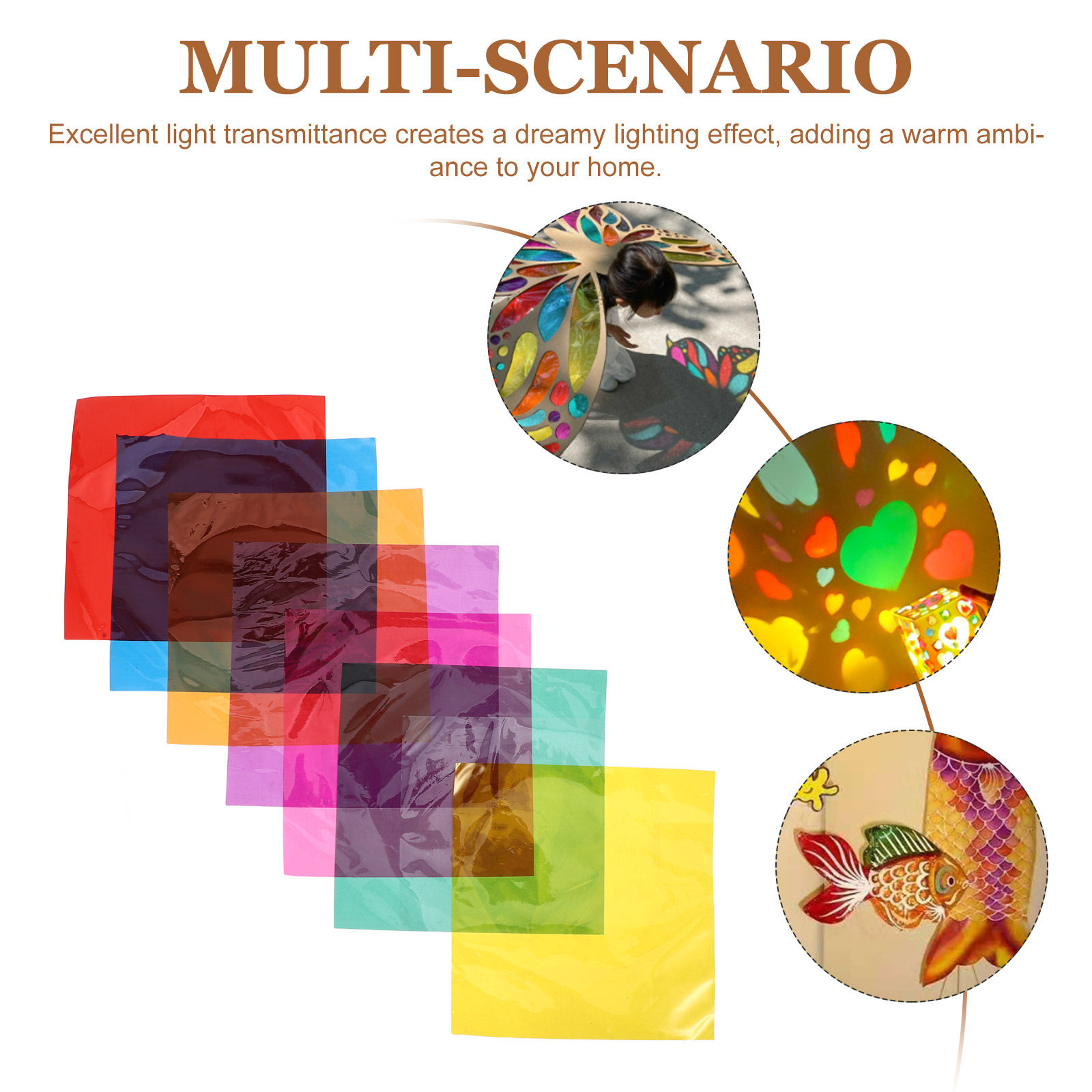90Pcs Multi-Use Colored Cellop - Art Craft Using Paper reseña y precio
