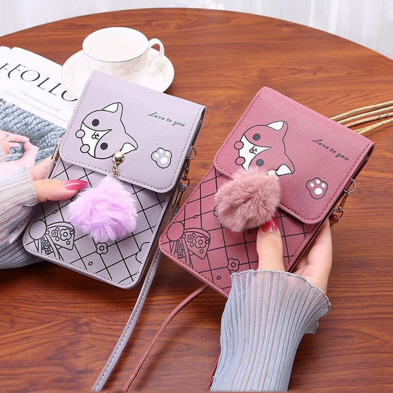 Cute Cartoon Pattern Touch-Scr - Art Craft Bag reseña y precio