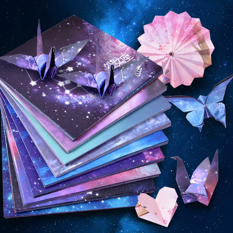 50 Sheets Origami Paper Stars  - Art And Craft Recycle reseña y precio