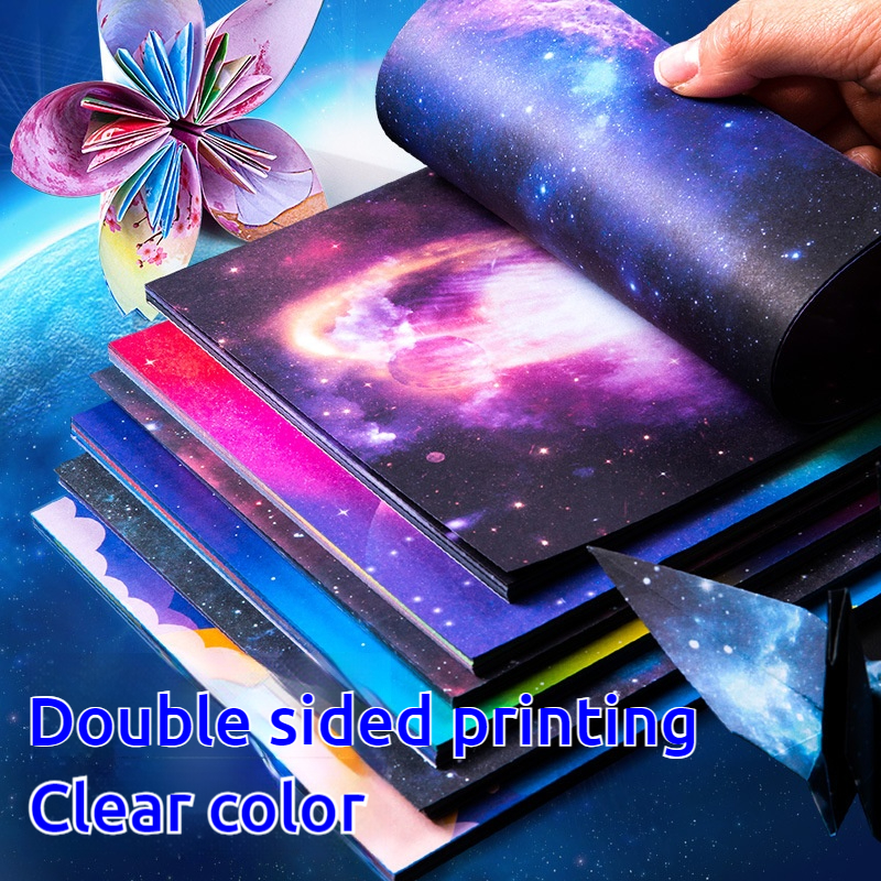 50 Sheets Origami Paper Stars  - Art And Craft Recycle reseña y precio