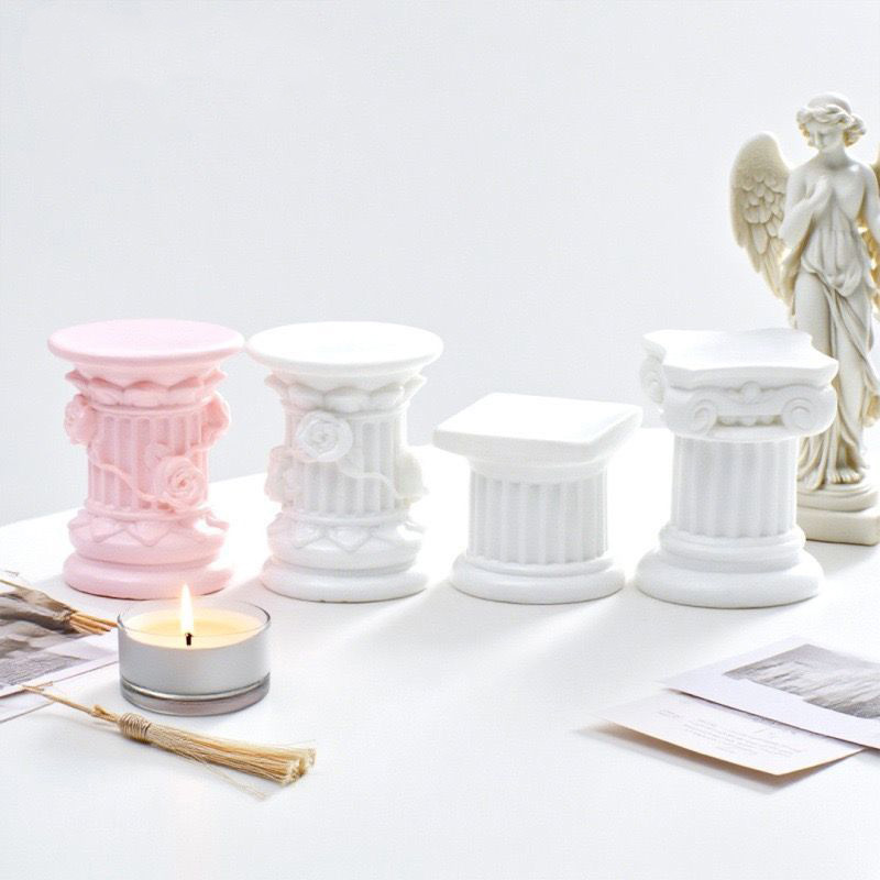 3d Retro Roman Column Figurine - Art Craft New Year reseña y precio