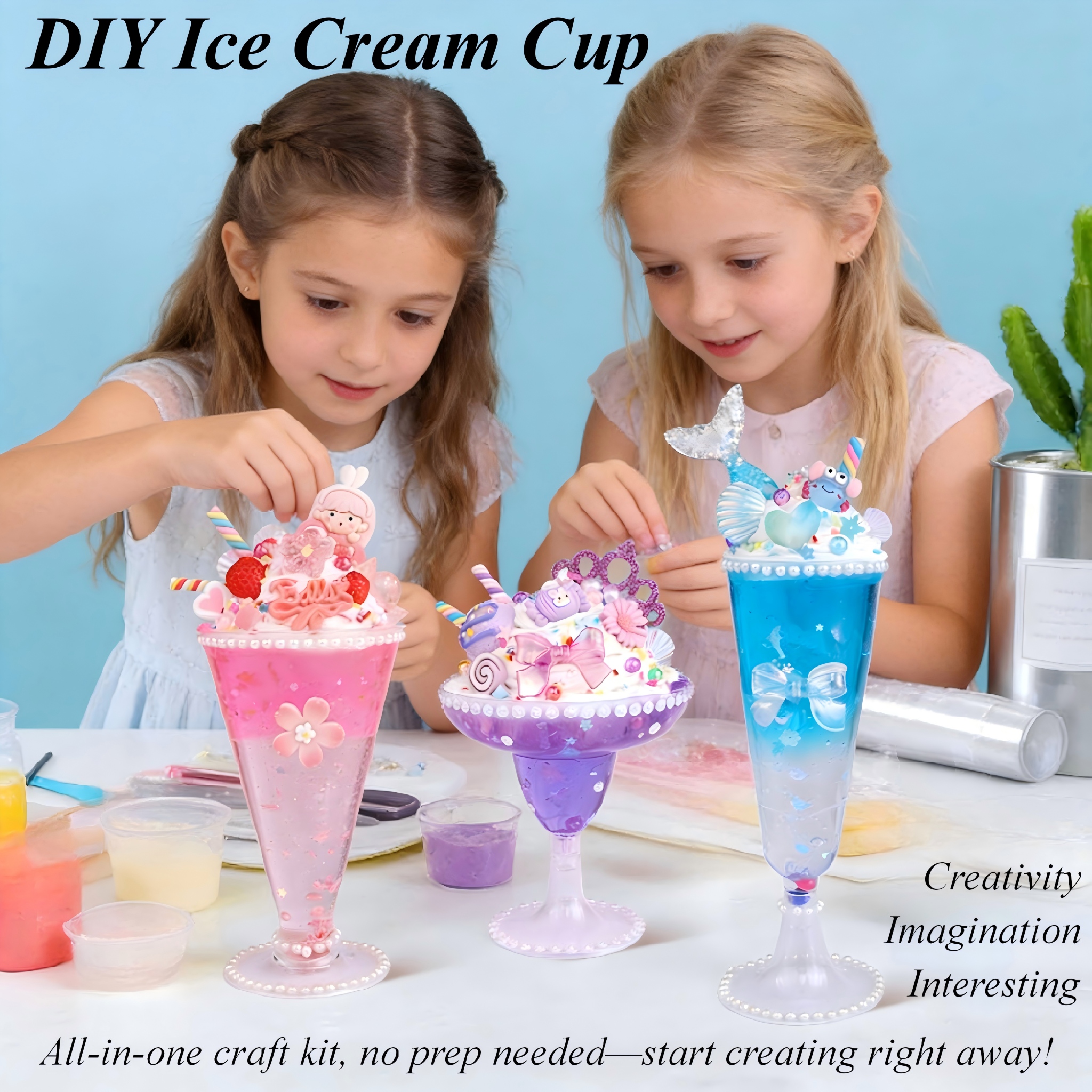 DIY Cream Glue Ice Cream Cup K - Art Craft Girl reseña y precio