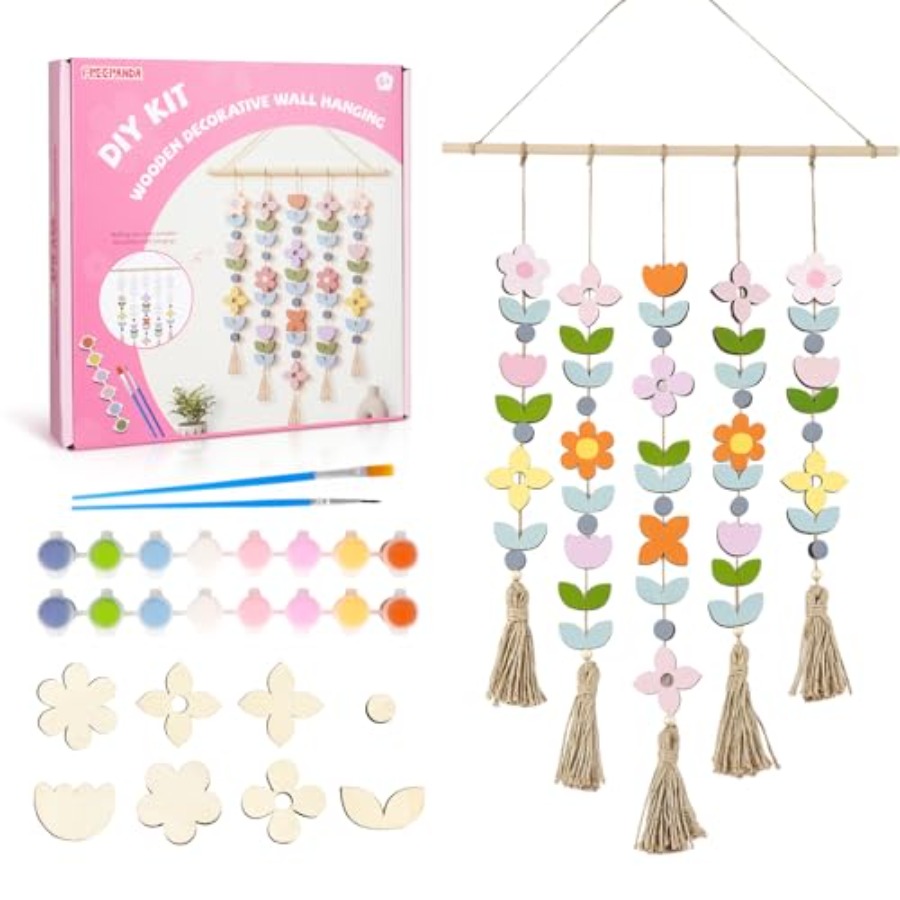 Wooden Painting Craft Kits Art - Art Craft Activities reseña y precio