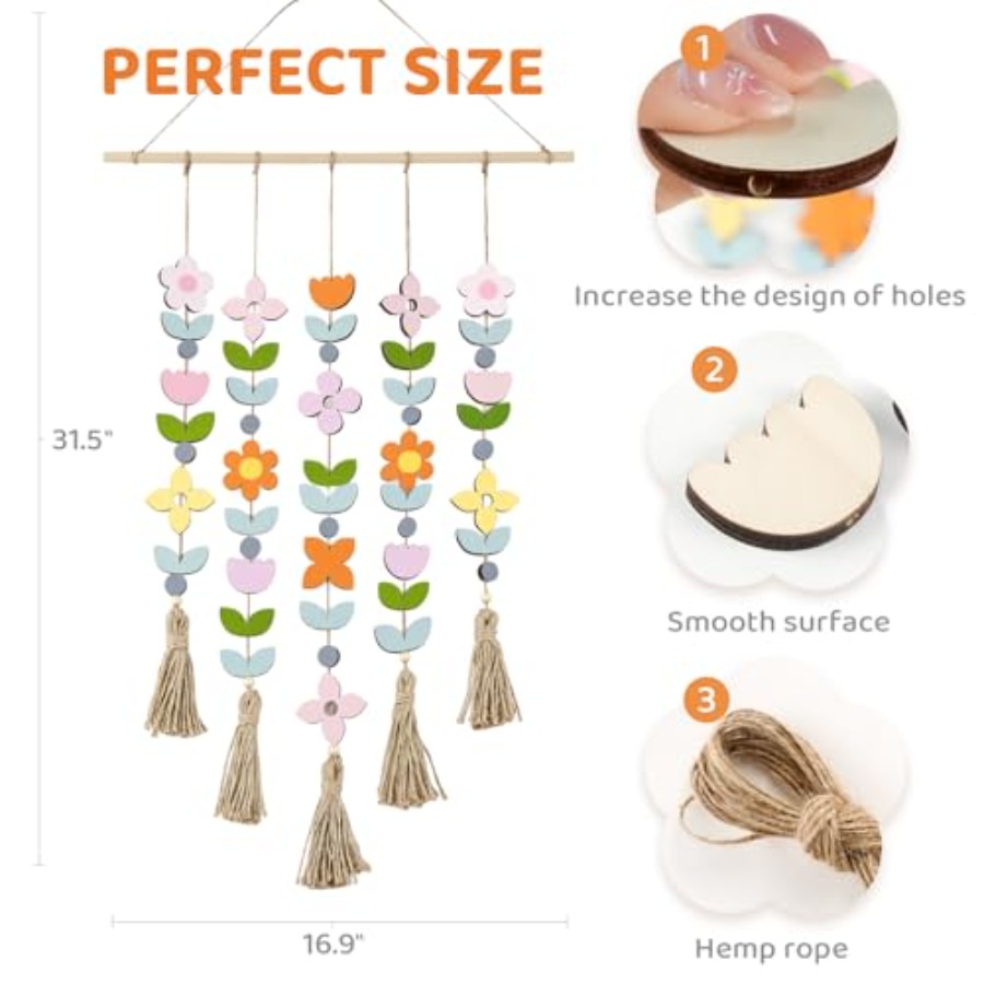 Wooden Painting Craft Kits Art - Art Craft Activities reseña y precio