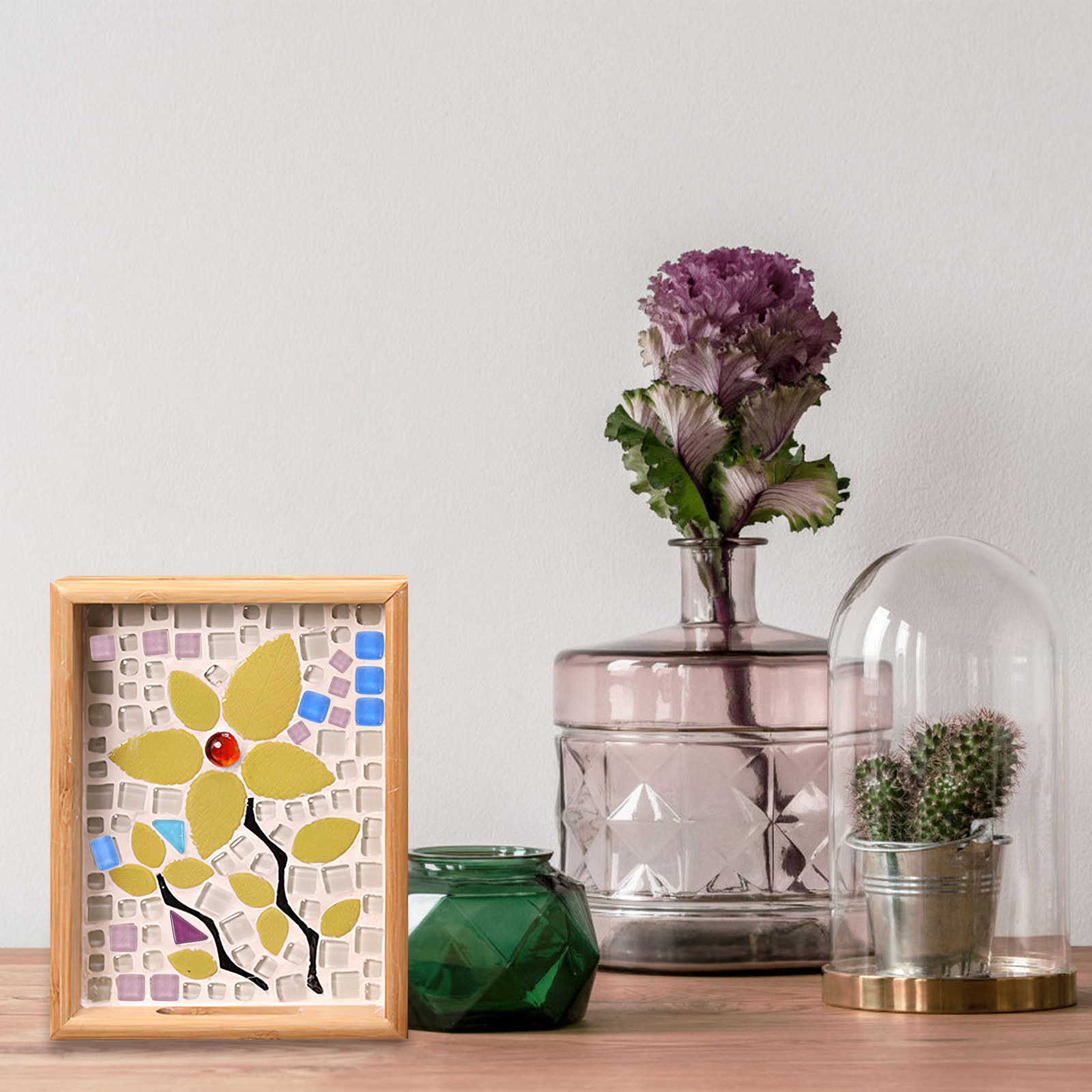 1Set Colorful Irregular Glass  - Art Craft Vase reseña y precio