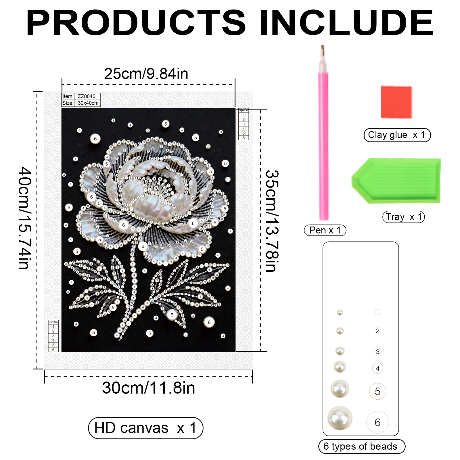 DIY Pearl Diamond Art Painting - Art Craft Gifts For Adults reseña y precio