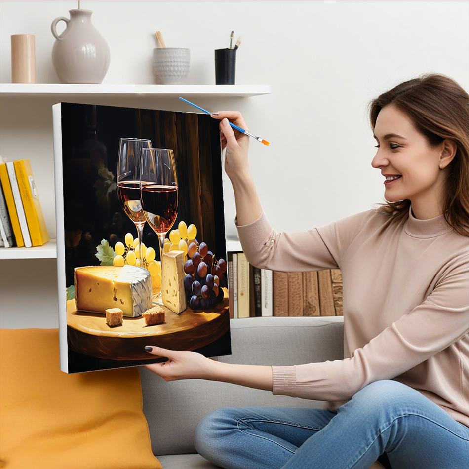 1pc frameless DIY Paint By Num - Art Craft Gifts For Adults reseña y precio