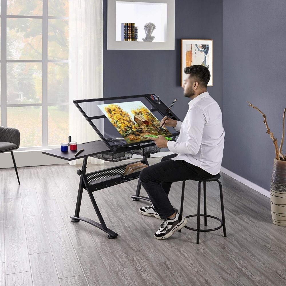 Height Adjustable Drafting Tab - Art & Craft Teacher Vacancy reseña y precio