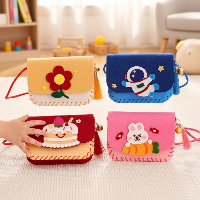 Children Felt Bag Making Kit D - Art Craft Kindergarten reseña y precio
