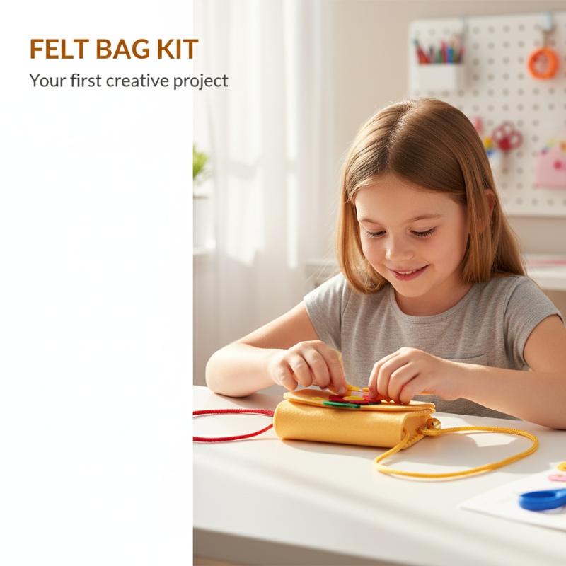 Children Felt Bag Making Kit D - Art Craft Kindergarten reseña y precio