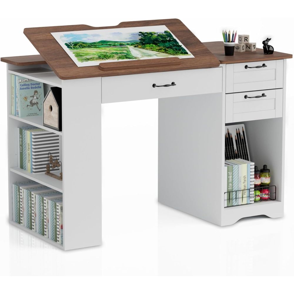Adjustable Art Desk with Stora - Art & Craft Teacher Vacancy reseña y precio