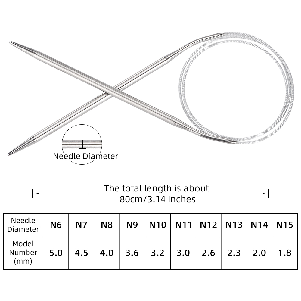 Ergonomic Fixed Circular Knitt - Knitting Needle Circular reseña y precio