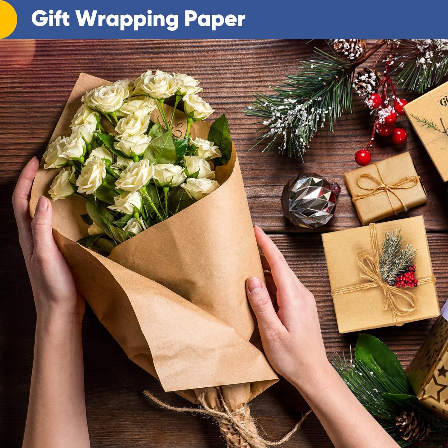 Vanhench Brown Wrapping Paper  - Art X Craft reseña y precio