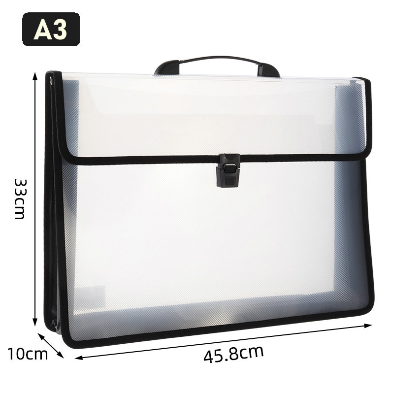 Portable Transparent Plastic B - Art Portfolio Bag reseña y precio