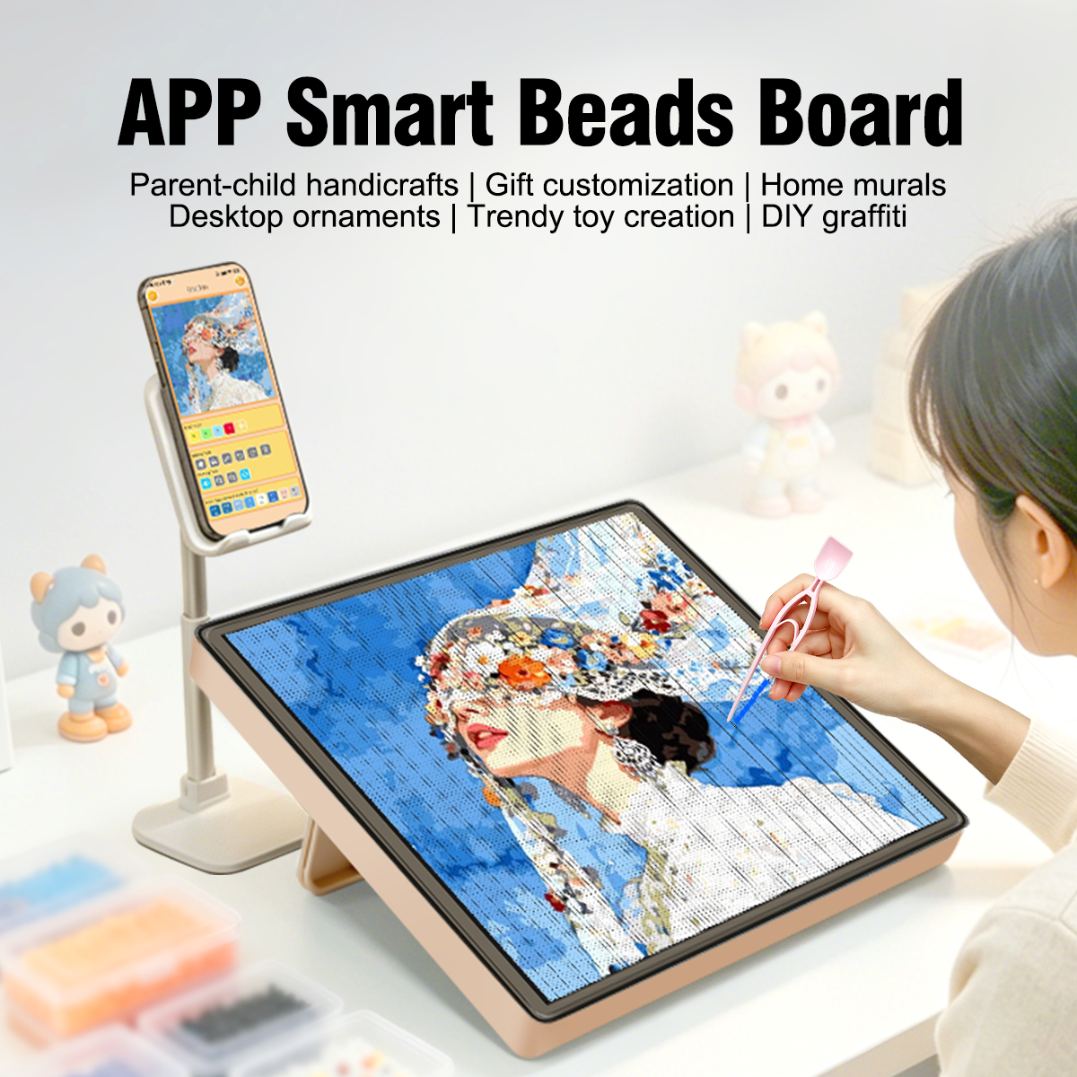 LED Fuse Beads Craft Pegboard  - Art Craft Us reseña y precio