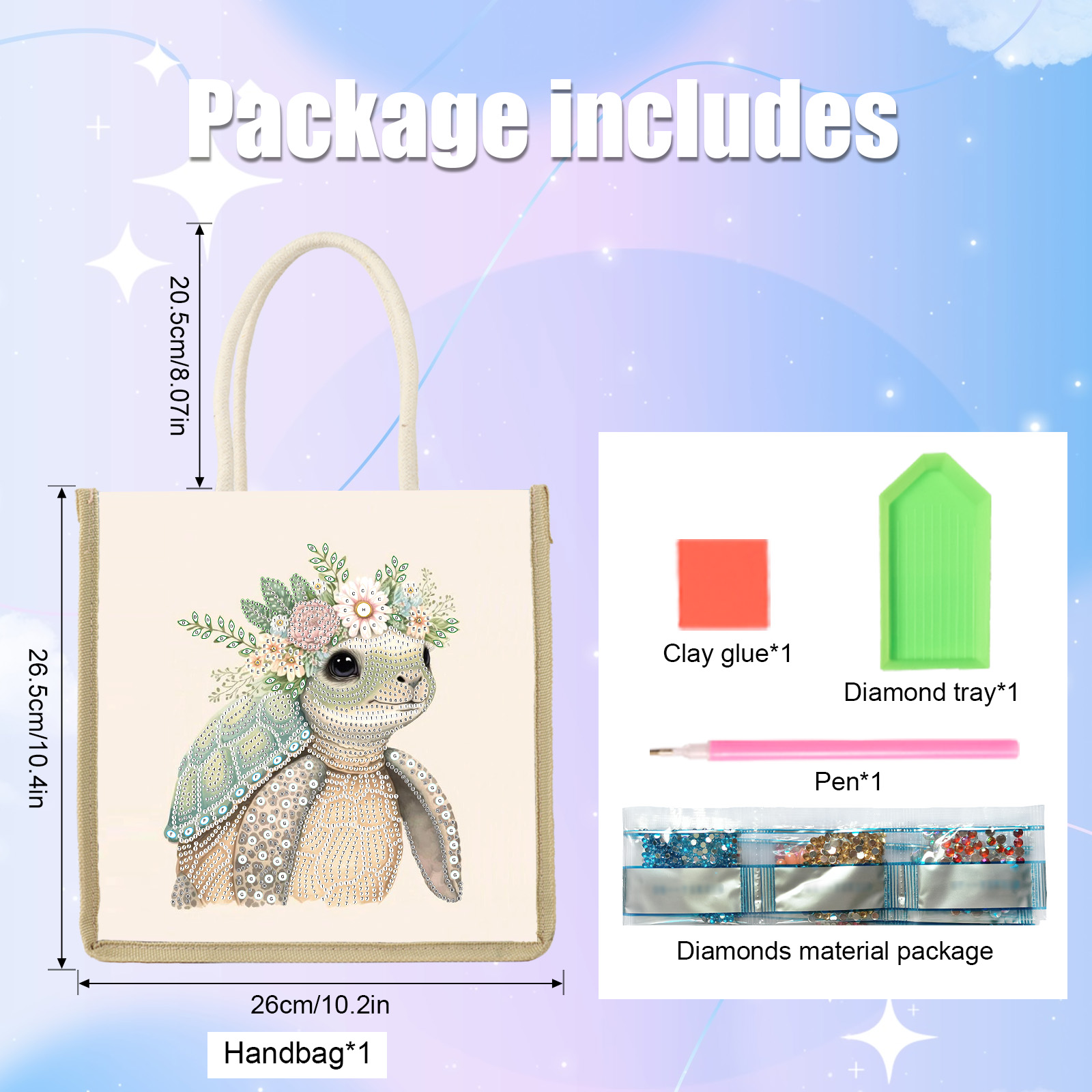 Diamond Art Painting Handbag K - Art Craft Bag reseña y precio
