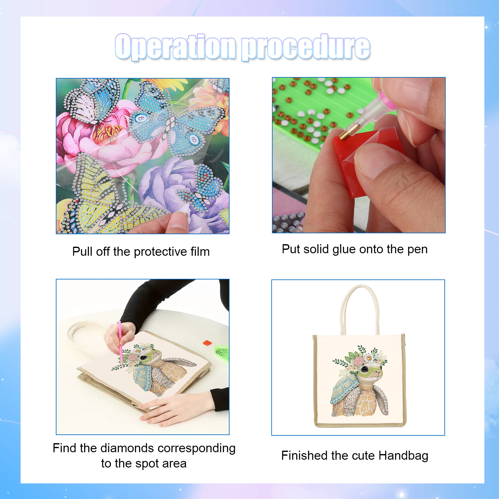 Diamond Art Painting Handbag K - Art Craft Bag reseña y precio