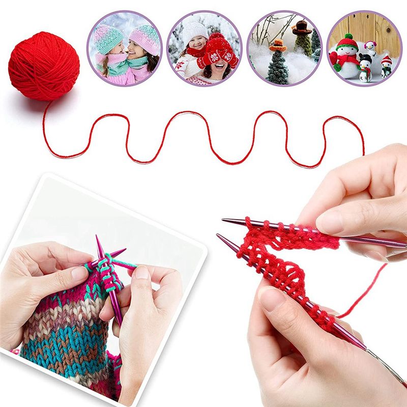 A60Z130 Pieces Aluminum Interc - Knitting Needle Circular reseña y precio