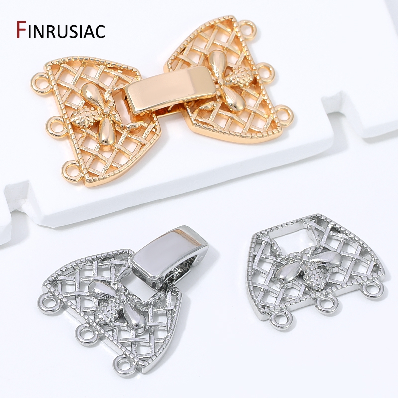 14K Gold Plated Brass 3-Row Pe - Art Craft Making reseña y precio