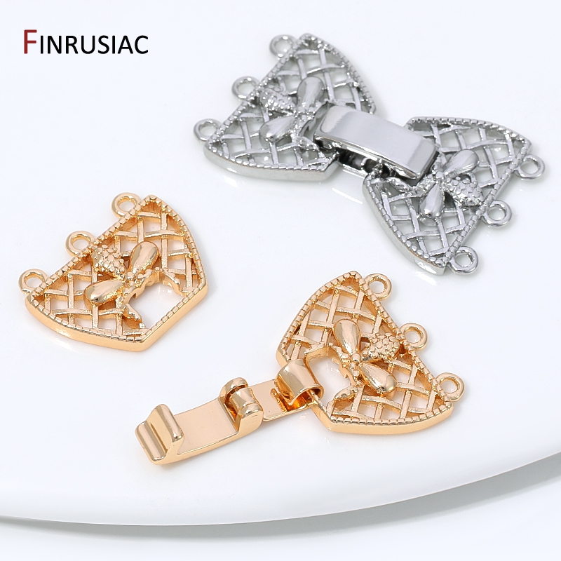 14K Gold Plated Brass 3-Row Pe - Art Craft Making reseña y precio