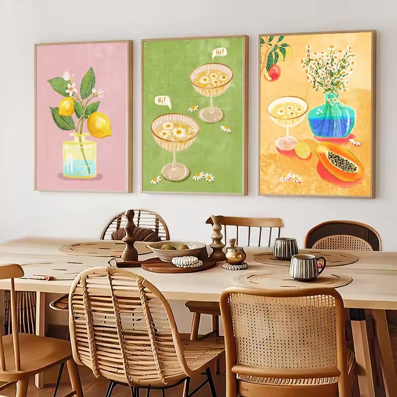 Just Eat It Food Drinks Poster - Art Craft Vase reseña y precio