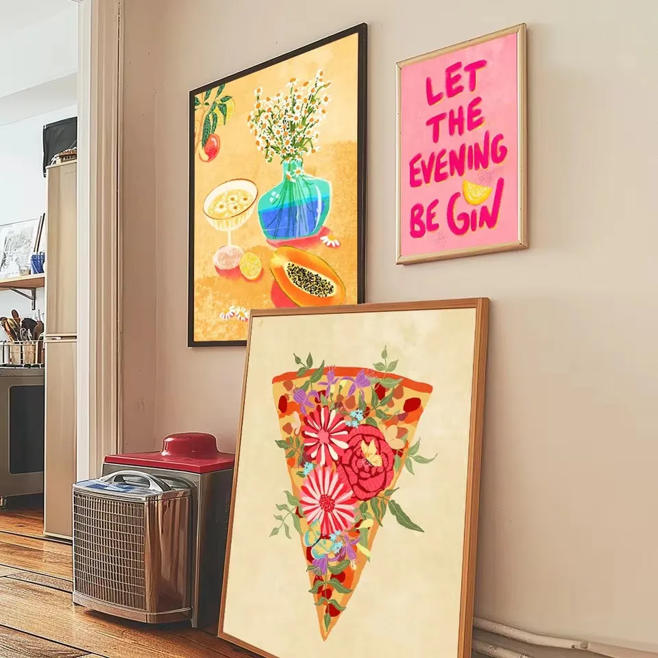 Just Eat It Food Drinks Poster - Art Craft Vase reseña y precio