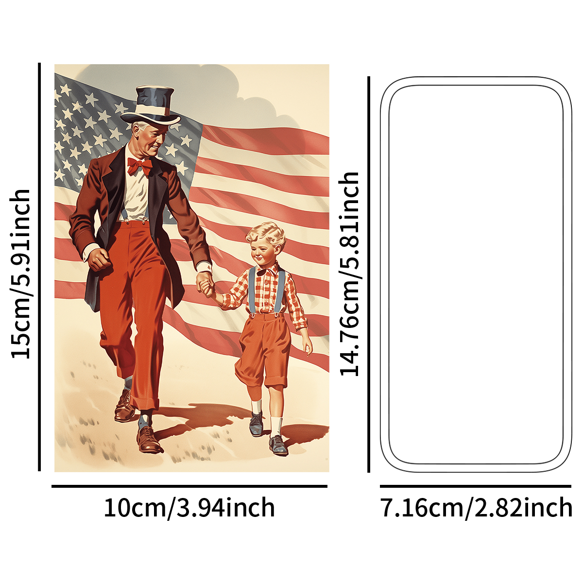 20pcs Vintage America Annivers - Art And Craft Independence Day reseña y precio