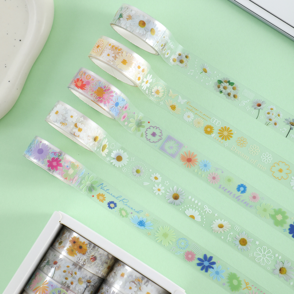 10 Rolls Daisy PET Masking Tap - Art Craft Store reseña y precio