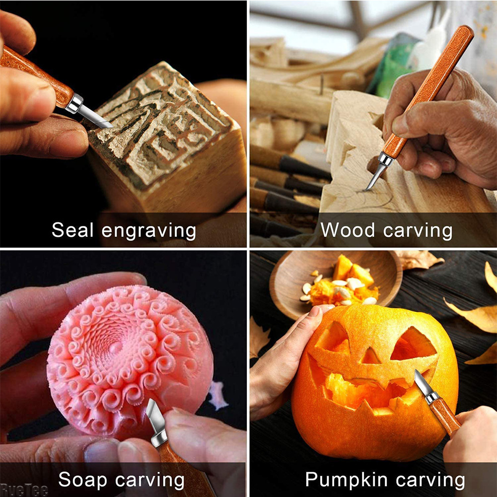 12Pcs SK2 Woodworking Carving  - Art Craft Bag reseña y precio
