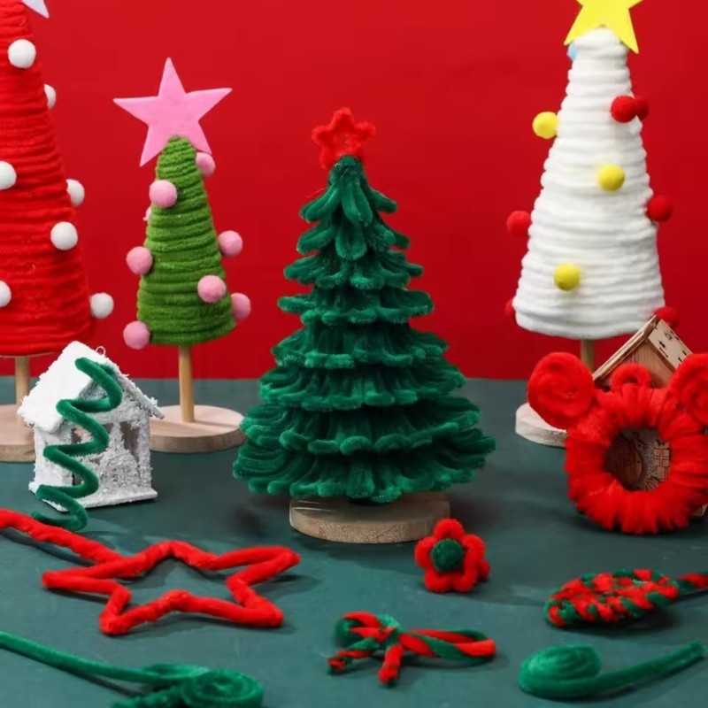 100-300 Pcs Thick Christmas Re - Art Craft New Year reseña y precio
