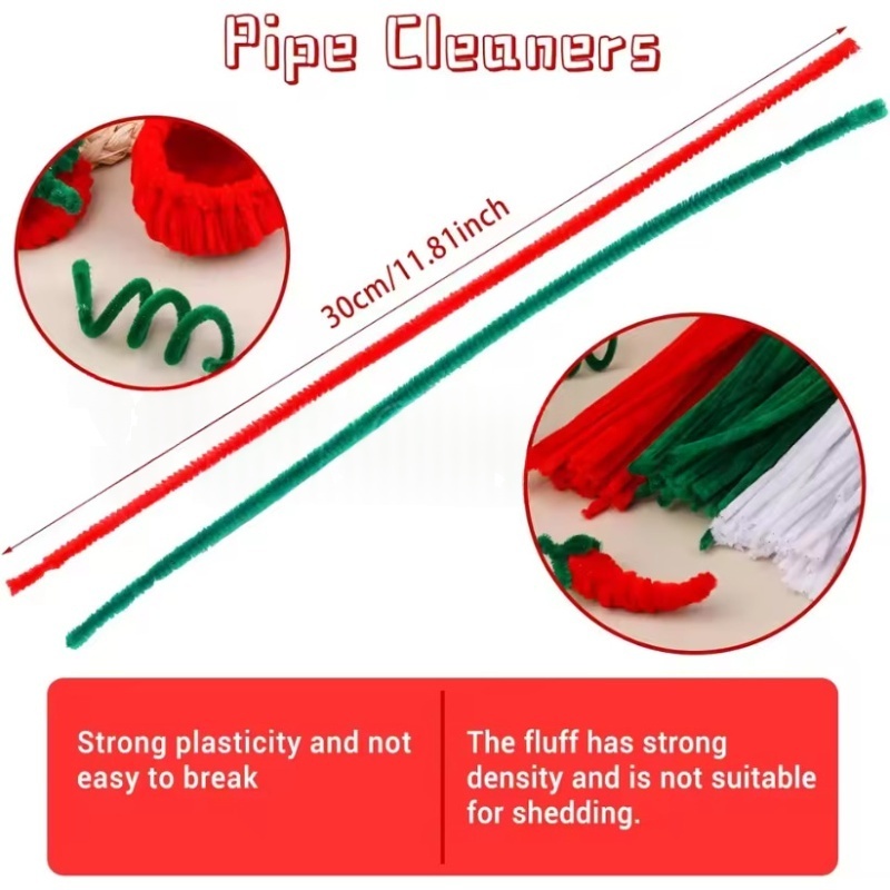 100-300 Pcs Thick Christmas Re - Art Craft New Year reseña y precio