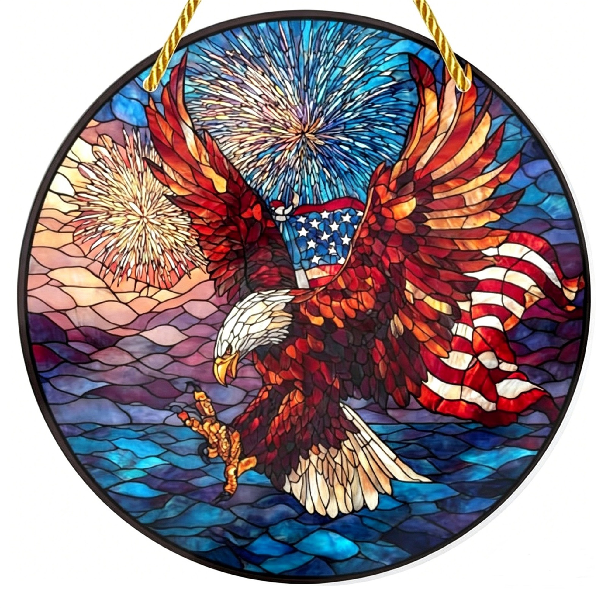 4th of July Sun Catcher for Wi - Art And Craft Independence Day reseña y precio