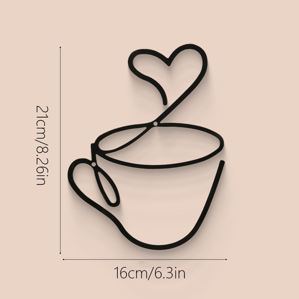 3-Piece Creative Coffee Wall H - Art Craft Cafe reseña y precio