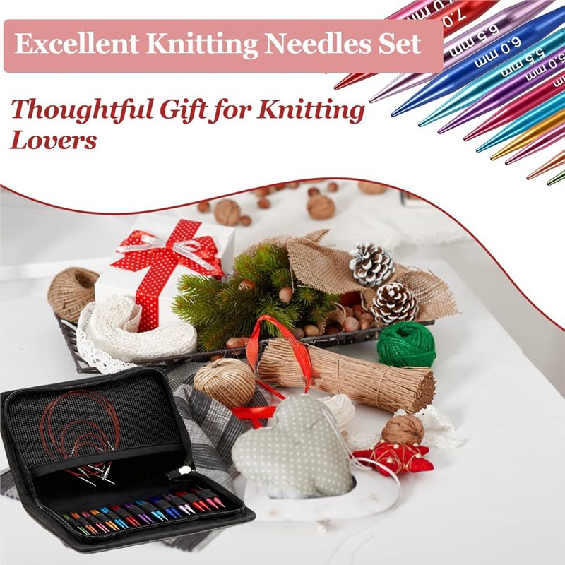 Short Interchangeable Knitting - Knitting Needle Circular reseña y precio