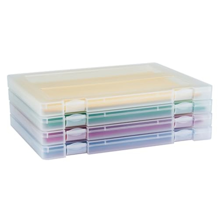 4 Pack A4 Paper Storage Box, 8 - Art And Craft Letter X reseña y precio