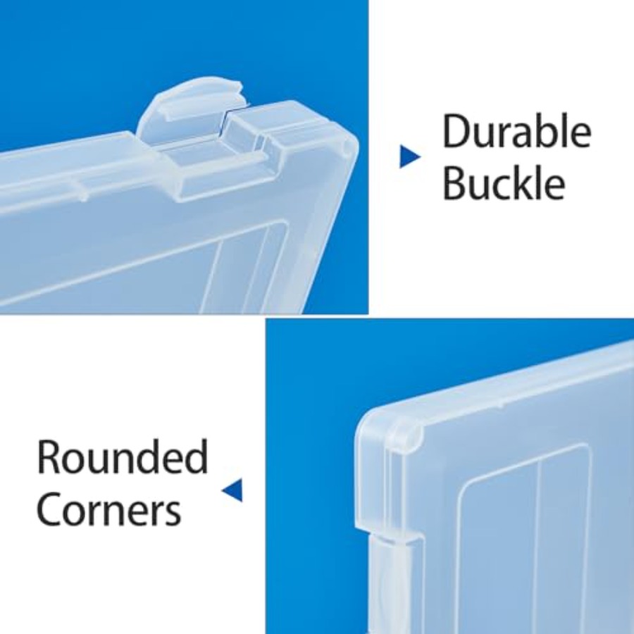 4 Pack A4 Paper Storage Box, 8 - Art And Craft Letter X reseña y precio