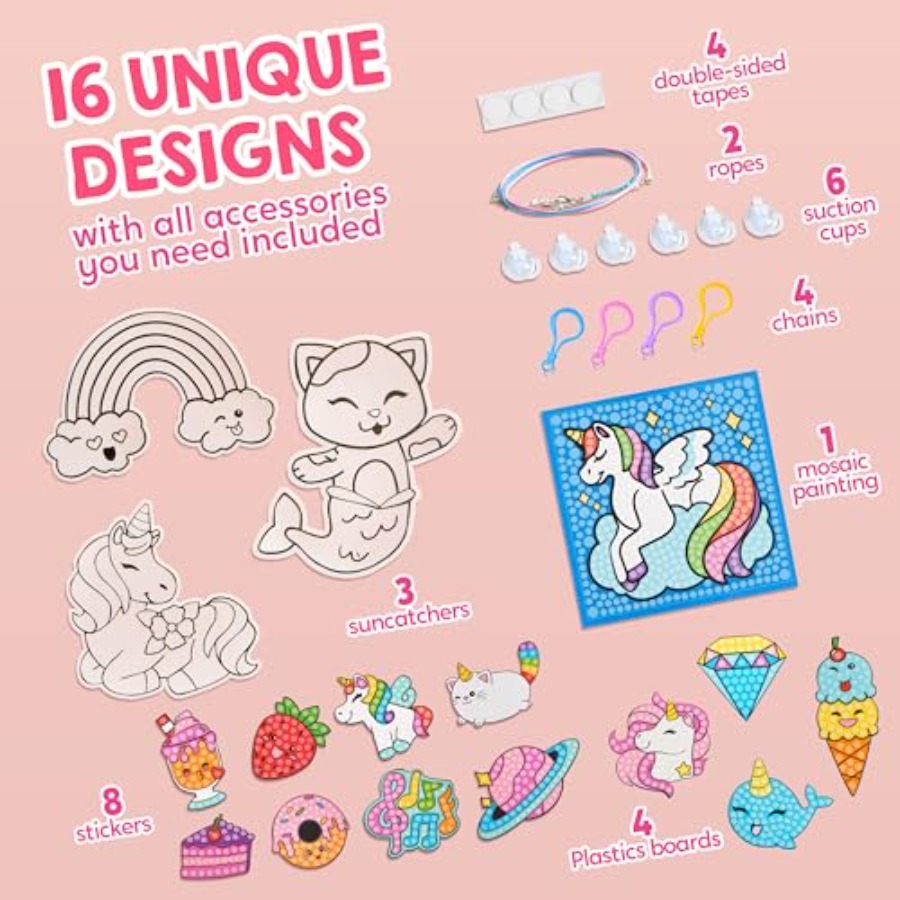16 Projects Gem Painting, Diam - Art Craft Activities reseña y precio