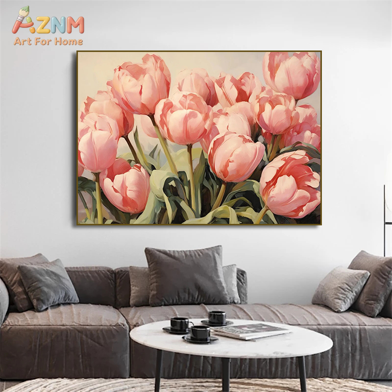 AZNM Vintage Flower Vase Canva - Art Craft Vase reseña y precio