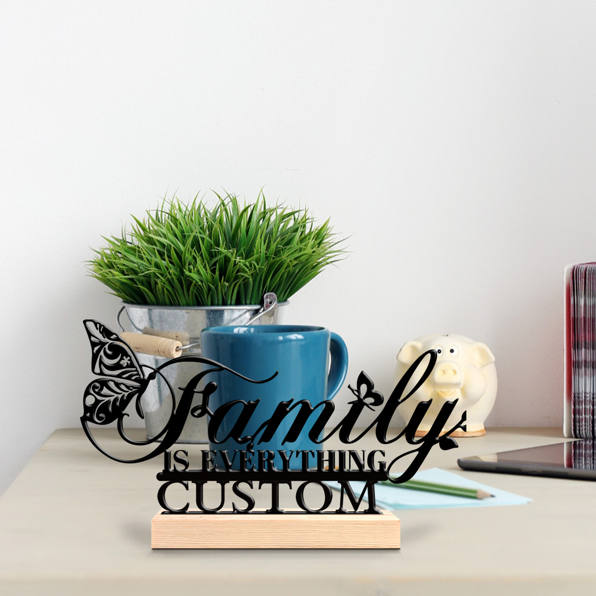 1pc butterfly flower Custom Te - Art Craft Us reseña y precio